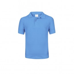 Tricou Polo 180 gmp bumbac copii Kids White Polo Shirt "keya". YPS180. LIGHT BLUE