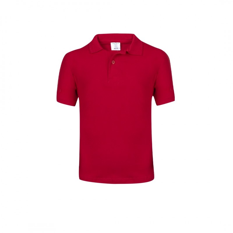 Tricou Polo 180 gmp bumbac copii Kids White Polo Shirt "keya". YPS180. RED Tricou Polo 180 gmp bumbac copii Kids White Polo Shirt "keya". YPS180. RED