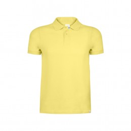 Tricou polo 180 gmp bumbac organic Adult Polo Shirt. Ment. AMARILLO PASTEL