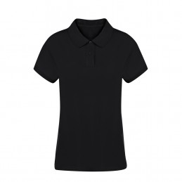 Tricou polo 220 gmp bumbac dama Women Colour Polo Shirt. Koupan. BLACK