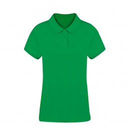 Tricou polo 220 gmp bumbac dama Women Colour Polo Shirt. Koupan. GREEN