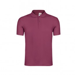 Tricou polo bumbac 185 gmp Adult Colour Polo Shirt. Original. BURGUNDY