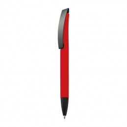 Pix siliconat cu clips metalic negru- BRESCIA 0099 rosu
