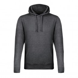 Hanorac bumbac 170 gmo cu gluga Sweatshirt. Landon. BLACK