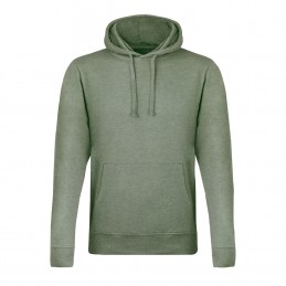 Hanorac bumbac 170 gmo cu gluga Sweatshirt. Landon. GREEN