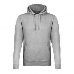 Hanorac bumbac 170 gmo cu gluga Sweatshirt. Landon. GREY
