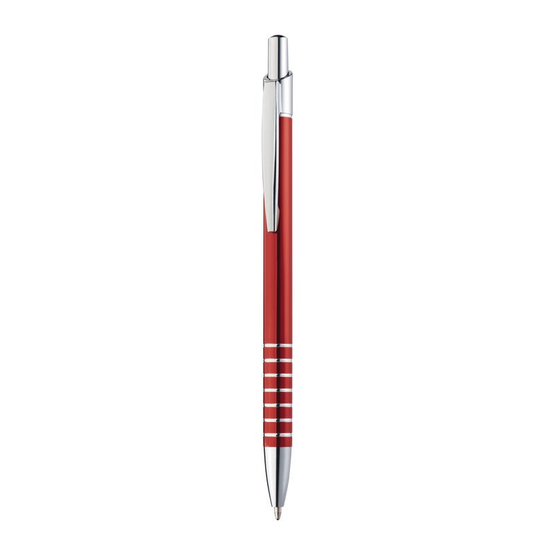 Pix metalic slim cu 7 inele ITABELA 2762 Rosu - Red Pix metalic slim cu 7 inele ITABELA 2762 Rosu - Red