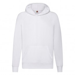 Hanorac copii 240 gmp Kids Sweatshirt. Lightweight Hooded S. WHITE