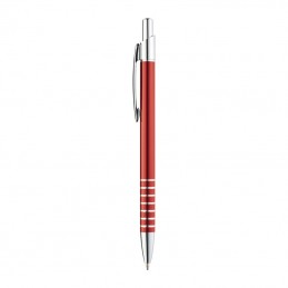 Pix metalic slim cu 7 inele ITABELA 2762 Rosu - Red