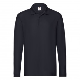 Tricou Polo 180 gmp Adult Polo Shirt. Premium Long Sleeve. NAVY BLUE