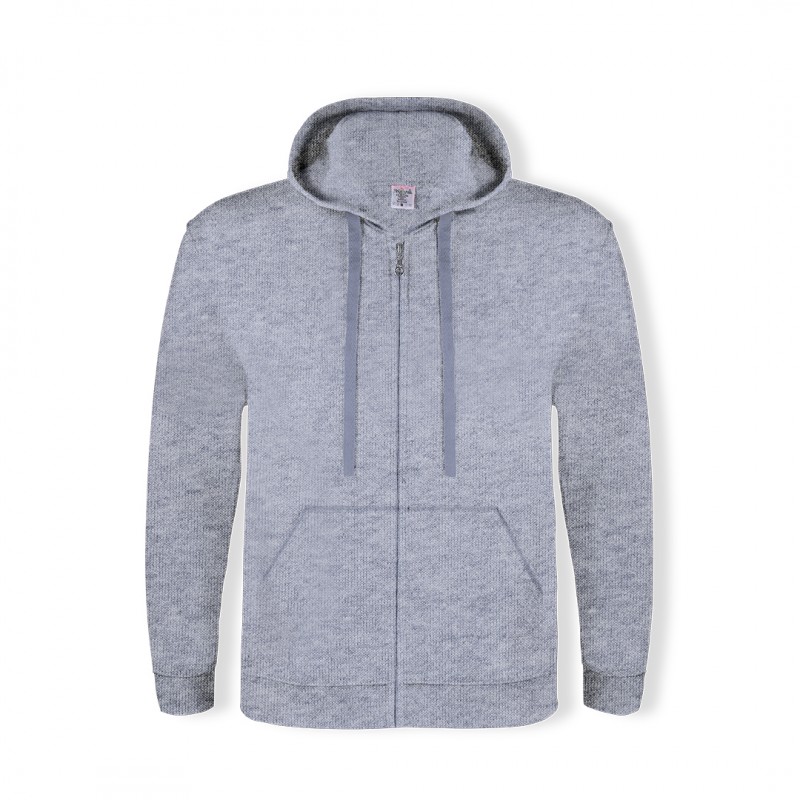 Hanorac 280 gmp bumbac cu poliester Adult Hooded + Zipper Sweatshirt "keya". SWZ280. GREY Hanorac 280 gmp bumbac cu poliester Adult Hooded + Zipper Sweatshirt "keya". SWZ280. GREY