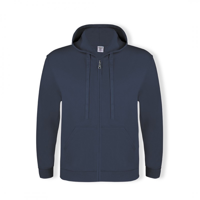 Hanorac 280 gmp bumbac cu poliester Adult Hooded + Zipper Sweatshirt "keya". SWZ280. NAVY BLUE Hanorac 280 gmp bumbac cu poliester Adult Hooded + Zipper Sweatshirt "keya". SWZ280. NAVY BLUE