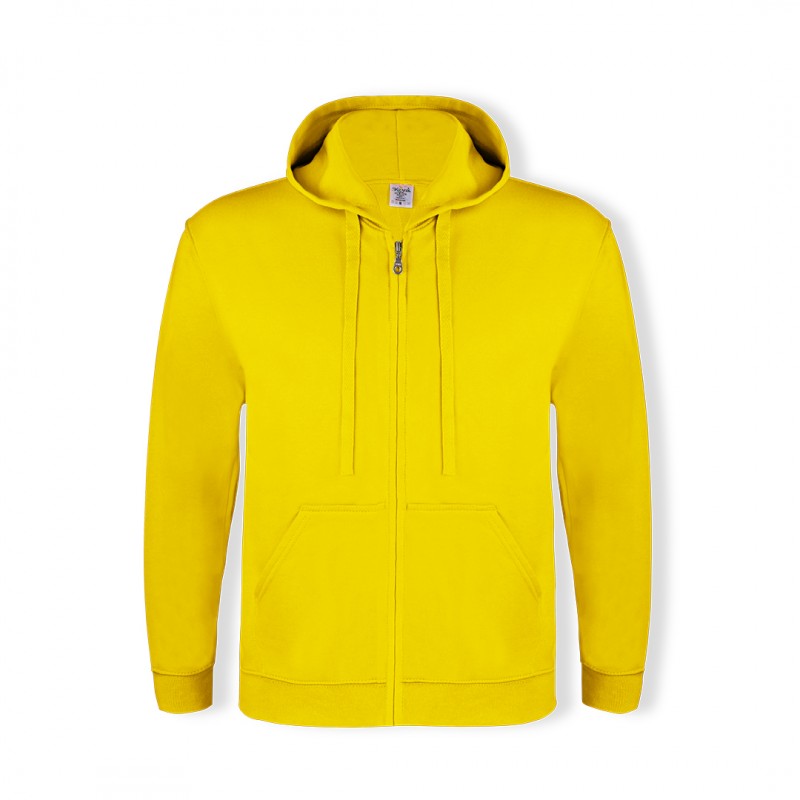 Hanorac 280 gmp bumbac cu poliester Adult Hooded + Zipper Sweatshirt "keya". SWZ280. YELLOW Hanorac 280 gmp bumbac cu poliester Adult Hooded + Zipper Sweatshirt "keya". SWZ280. YELLOW