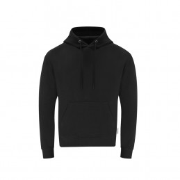 Hanorac 280 gmp bumbac organic Adult Hooded Sweatshirt. Dretius. BLACK