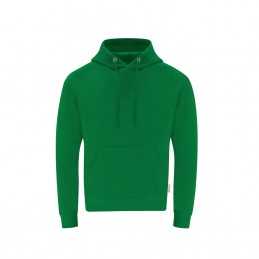 Hanorac 280 gmp bumbac organic Adult Hooded Sweatshirt. Dretius. GREEN