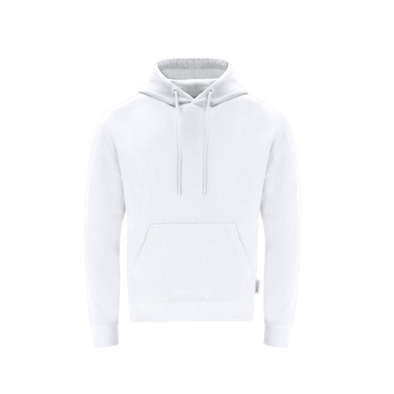 Hanorac 280 gmp bumbac organic Adult Hooded Sweatshirt. Dretius. WHITE Hanorac 280 gmp bumbac organic Adult Hooded Sweatshirt. Dretius. WHITE