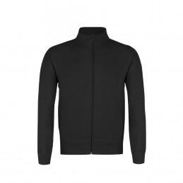 hanorac 280 gmp cu fermoar Adult Sweatshirt. Lightweight Sweat. BLACK