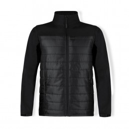 Jacheta matlasata si soft shell  Jacket. Cornal. BLACK