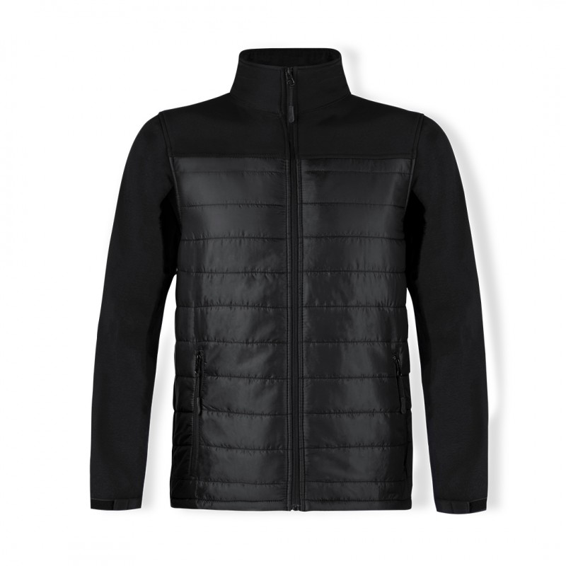 Jacheta matlasata si soft shell Jacket. Cornal. BLACK Jacheta matlasata si soft shell Jacket. Cornal. BLACK
