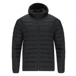 Jacheta matlasata cu gluga . Dilax. BLACK