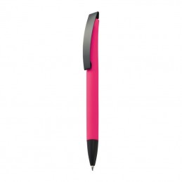 Pix siliconat cu clips metalic negru- BRESCIA 0099 roz