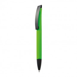 Pix siliconat cu clips metalic negru- BRESCIA 0099 verde