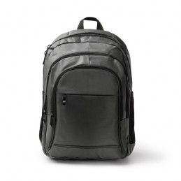 Rucsac laptop 15 inch di poliester multicompartimentat MARDOK. MO7173  - GRI MELANJ