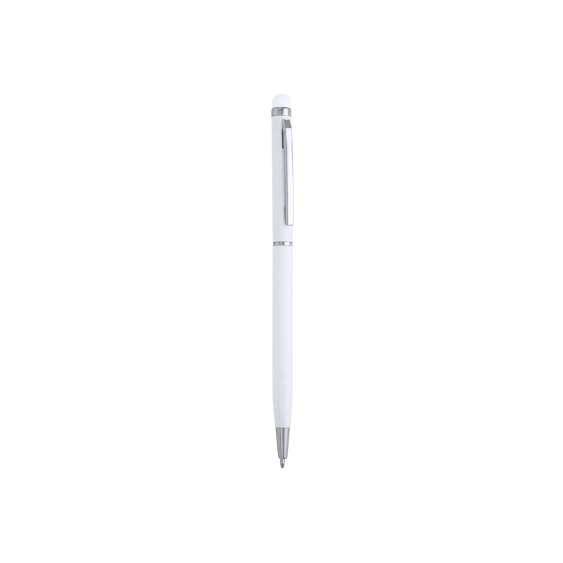 Pix subtire din aluminiu cu touch screen BAUME HW8005 - WHITE Pix subtire din aluminiu cu touch screen BAUME HW8005 - WHITE