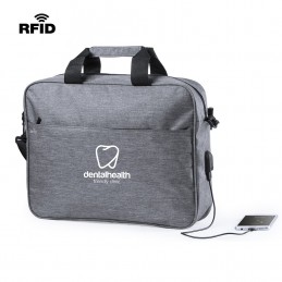 Geanta laptop 15 inch si tableta poliester 300D Dossix Lenket (MAKITO 6216 ) Gri - GREY
