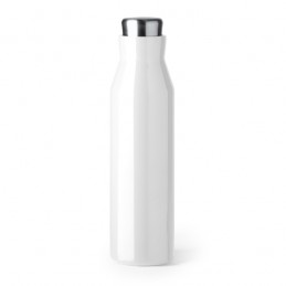 Bidon metalic 600 ml pentru sublimare cu perete dubluTORKE. BI4139 Alb WHITE