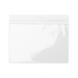 Ecuson orizontal pentru lanyard 11cm x 9,5cm BASH LY7070  - TRANSPARENT