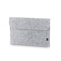 Husa laptop 14 inch pasla 100% RPET FELPY SLEEVE  92383 Gri deschis