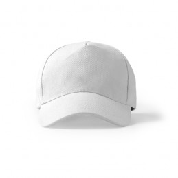 Sapca bumbac 5 panele groasa 280 gmp FRED  GO1470 Alb -WHITE