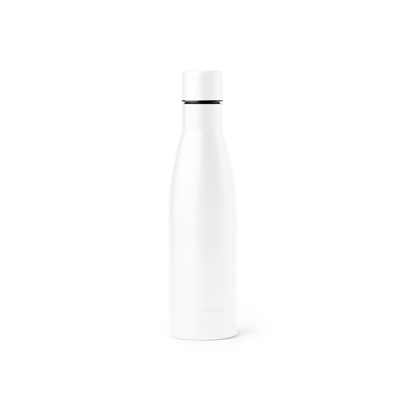 Bidon metalic 500 ml pentru sublimare cu perete dublu FANCY BI4126 - ALB Bidon metalic 500 ml pentru sublimare cu perete dublu FANCY BI4126 - ALB