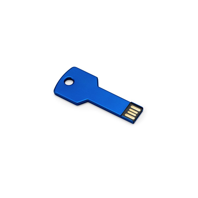 USB 16 GB metalic in forma de cheie in cutie CYLON US4187 Albastru - ROYAL BLUE USB 16 GB metalic in forma de cheie in cutie CYLON US4187 Albastru - ROYAL BLUE