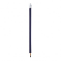 Creion din lemn cu guma de sters - COUVET HW8002 albastru navy BLEUMARIN