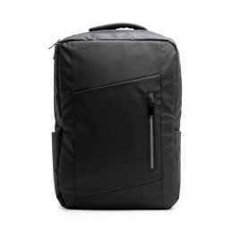 Rucsac laptop 15 inch  imitatie piele PU Executive impermeabil DIXON BLACK - MO1237 Negru