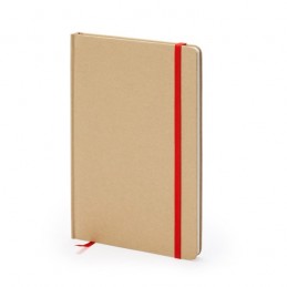 Carnetel A5 80 file veline copert tari carton reciclat elastic coloratESTELA NB8070 -  Alb - WHITE