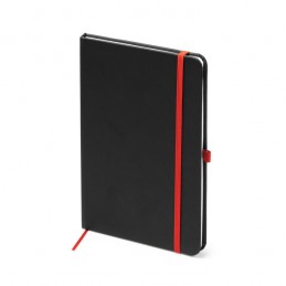 Carnetel A5 80 file liniate copert tari PU elastic colorat PIANA NB7987 ORANGE