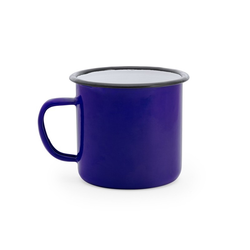 Cana metalica 380 ml stil retro, ANON MD4015 - Albastru Cana metalica 380 ml stil retro, ANON MD4015 - Albastru