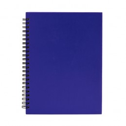 Carnetel A5  160 pagini liniate coperti carton cu spirala VALLE NB8052 Albastru - ROYAL BLUE