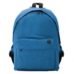 Rucsac clasic cu design tesatura TEROS BO7145  Albastru HEATHER ROYAL