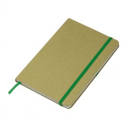 Carnetel A5 cu 80 file punctate coperti carton reciclat - 21799 VerdeGreen
