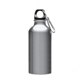 Bidon metalic 400 ml  cu carabina ATHLETIC.  MD4045 Argintiu SILVER