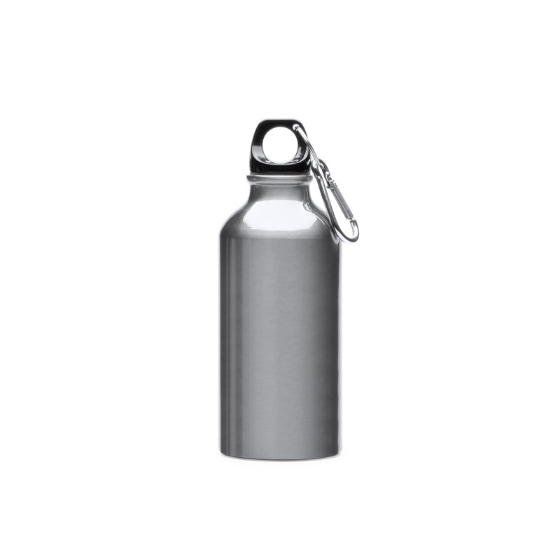 Bidon metalic 400 ml cu carabina ATHLETIC. MD4045 Argintiu SILVER Bidon metalic 400 ml cu carabina ATHLETIC. MD4045 Argintiu SILVER
