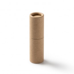 USB 16 GB Stick de memorie USB cilindric din carton reciclat -VIKEN  US4195 Natural - BEIGE