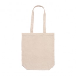 Sacosa poliester pentru sublimare cu burduf- pliu BAG DASHI  BO1098 Natural bej