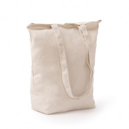 Sacosa poliester pentru sublimare cu burduf- pliu BAG DASHI  BO1098 Natural bej