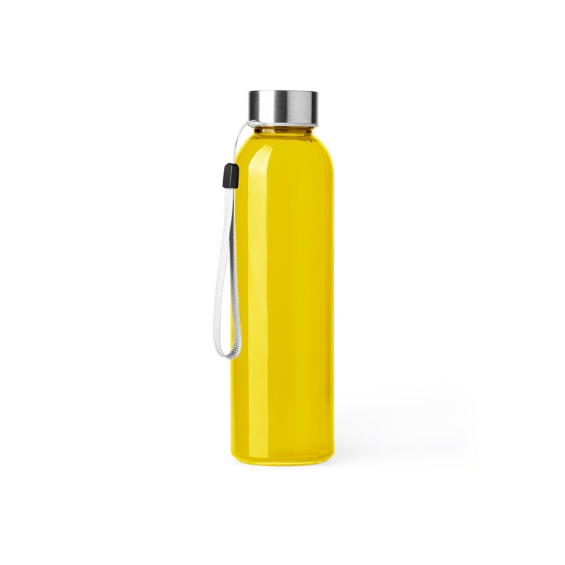 Bidon sticla 500 ml cu capac metalic, ALFE MD4037 - Galben YELLOW Bidon sticla 500 ml cu capac metalic, ALFE MD4037 - Galben YELLOW