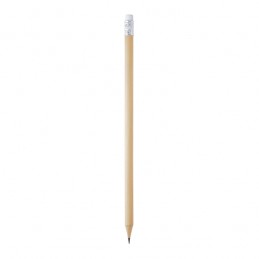 Creion din lemn cu guma de sters - COUVET HW8002 NATURAL